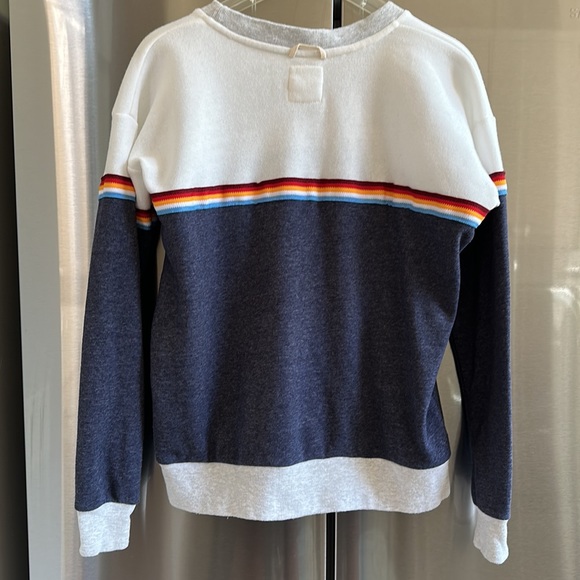 EUC Camp Collection Telluride Retro Striped Sweatshirt 🌈 😎 - Picture 5 of 8